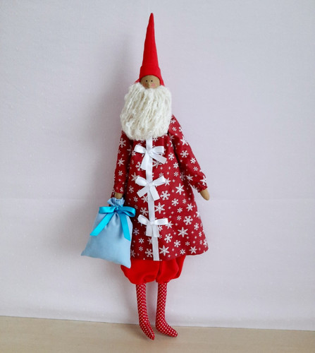 Weihnachtsmann mit sack rot - mit,