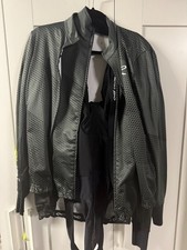 EKOI Elegance-Thermo Winter-Trikotset. Trikot, Jacke, Hose - grau/schwarz -Gr. L