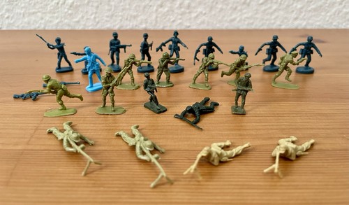 24x gemischte soldaten toy - soldaten,