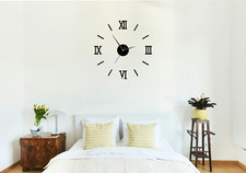 3D Wanduhr glänzend