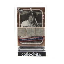 Eddie Mathews Jersey Relic 10/25 - Jersey Fusion Baseball