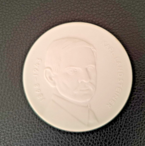 Ddr porzellanmedaille karl - ddr-porzellanmedaille,