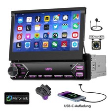 1 Din 7" Autoradio Bluetooth