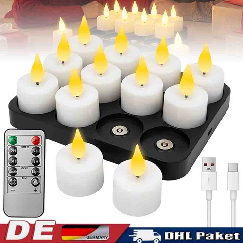 Wiederaufladbar led teelichter - wiederaufladbar,