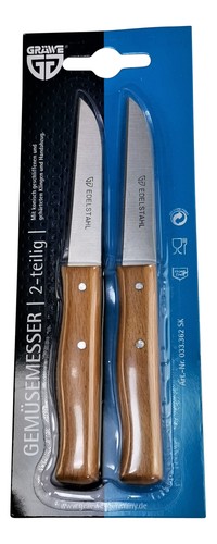 Gemüsemesser mit holzgriff - gemüsemesser,