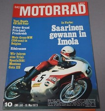 Das Motorrad 10/1973 Honda CB 350 four, Montesa 125, Yamaha YZR 500,