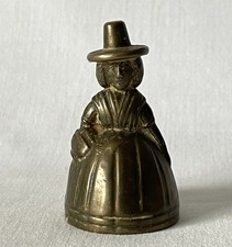 Vintage ~6,5cm Messing Elisabethanischer Lady Style Glocke MISSING ITS CLAPPER #64