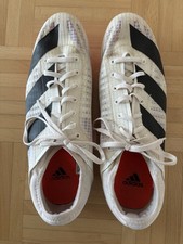 Adidas Sprintstar Spikes Gr. 46 Herren Weiß Schwarz Orange Leichtathletik Track