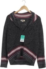 Dunque Strickjacke Damen Cardigan Jacke Gr. S Schurwolle Grau #87fg1zj