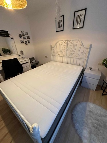 Weißes bett 140x200 - ,,
