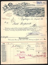 Rechnung Augsburg 1899, L. A