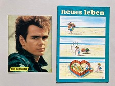 neues leben 7/85 Poster DIALOG Jugend-Weltfestspiele Moskau Rockhaus Nik Kershaw