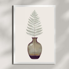 Farn Kunstdruck A4 – Boho