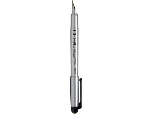 Copic drawing pen f01 black - pen,