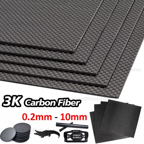 Carbon platte 2mm - carbon, cfk