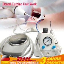 Dental Lab Portable Air Turbine Unit Work Air Compressor Kompressor 4 Löcher DE