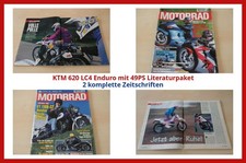 KTM 620 LC4 Enduro mit 49PS Literaturpaket - 2 komplette Zeitschriften
