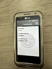 LG KM900 Arena Silber Handy Ohne Simlock Smartphone Prepaid Gebraucht