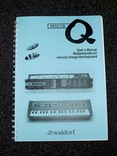 Waldorf Micro Q Omega Lite Keyboard Bedienungsanleitung im DEUTSCHEN Bedienhandbuch