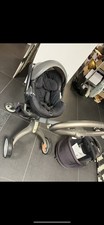 Stokke Xplory Kinderwagen mit Babyschale und Zubehör