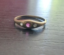 Gelbgold 333er Damenring mit