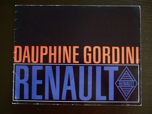 Prospekt renault dauphine - renault,