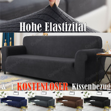 1/2/3/4 Sitzer Stretch Sofabezug Sofa Überzug Ecksofa Abdeckung Couch Sofahusse