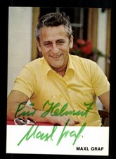 Maxl Graf Autogrammkarte