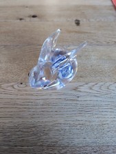 Glas Kunst Hase Briefbeschwerer Vintage Deko Mille Fleur