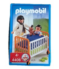 Playmobil 4406 Kind im Krankenbett Krankenhaus Zubehör Hospital Arzt RARITÄT