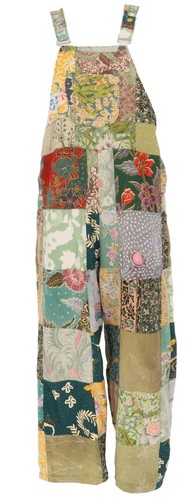 Patchwork upcycling latzhose - patchwork,