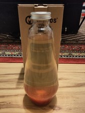 Mathmos Lavalampe Ersatzflasche klar/rot – Original Bottle mit Kartonhülle