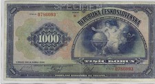 TSCHECHIEN 1000 KORUN 1932