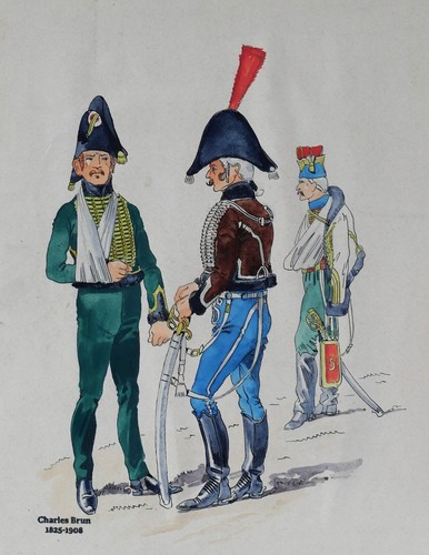 Charles brun zeichnung - charles,