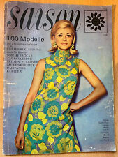 SAISON 1968 Heft 1 Sommer - DDR Modezeitschrift inkl. Schnittmuster Mode