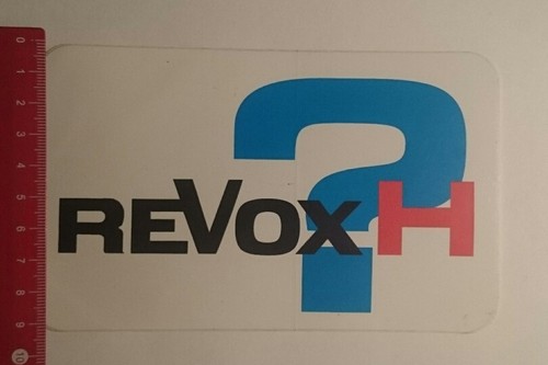 Aufkleber sticker revox h - aufkleber/sticker:,