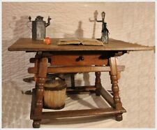  Barock Tisch Schragentisch Eiche um 1760 bäuerliche Wohnkultur