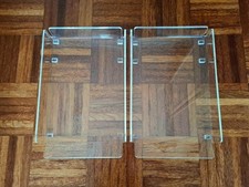 2 Stck. Briefablage A4 - Acryl - klar - stapelbar