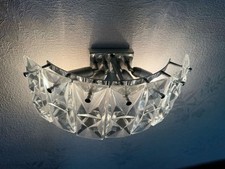 Wandlampe Kinkeldey Ära Lampe Leuchten Kristall Leuchte 1970  Gut Erhalten 38cmB