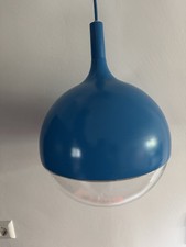 Lampe 90er Jahre Space Age IKEA Vintage Blau VÄSTER Design Leuchte