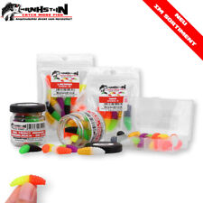 Big Trout dicke künstliche Maden Bienenmaden Mix, 2-farbig, 24 Aromen, Forellen