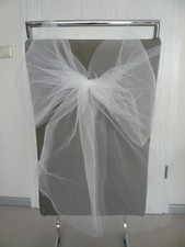 Hochzeit Saaldekoration Tischdekoration Stuhldekoration 35 Tüllschleifen