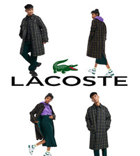 LACOSTE - LANGER REGENMANTEL - SCOTTISH STYLE - UNISEX