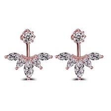 Damen Ohrringe Zirkon 925