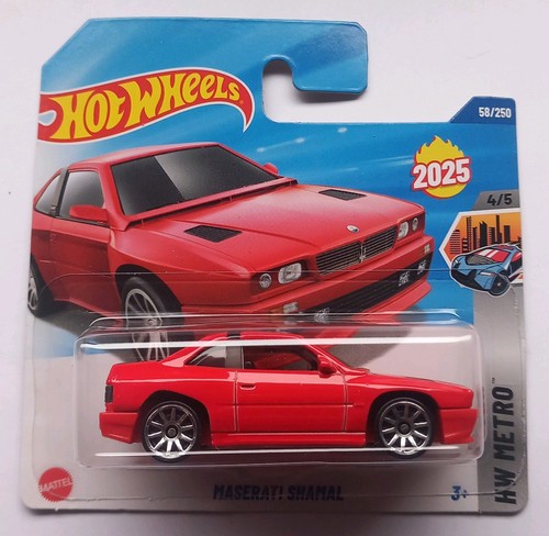 Hot wheels maserati shamal - hot,