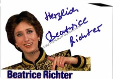 Original Autogramm Beatrice
