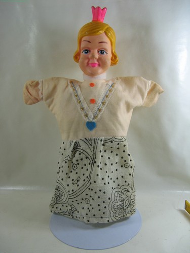 Handpuppe prinzessin bespielt - handpuppe,