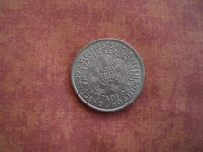 10 Mark Stück Neusilber 1973