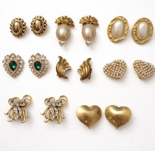 Vintage Ohrclips Konvolut