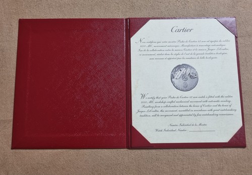 Cartier zertifikat pascha 42mm - pascha,